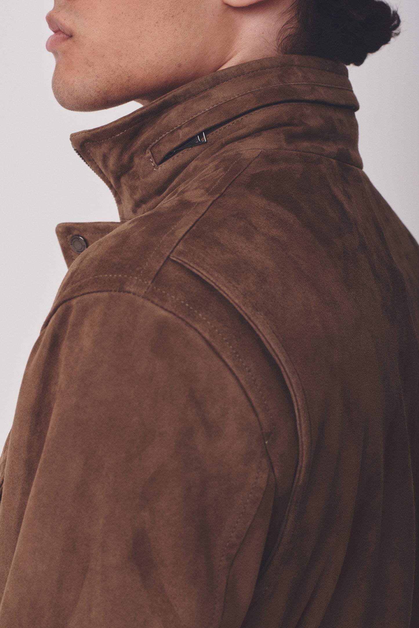 M-65 STYLE SUEDE FIELD COAT