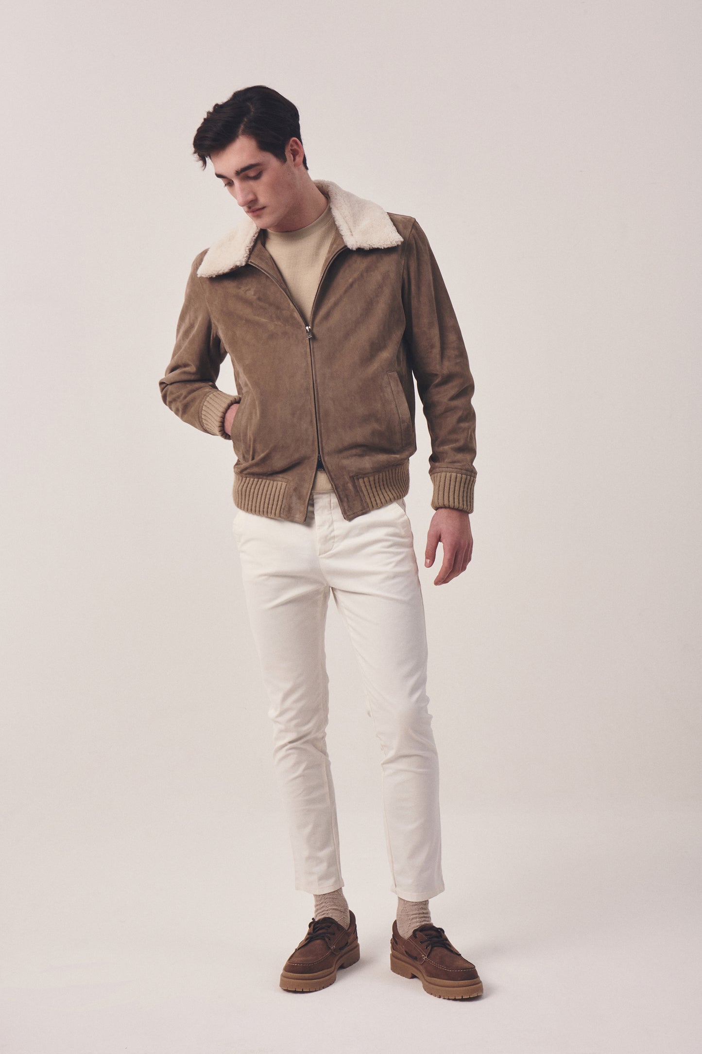 CLASSIC SUEDE BOMBER