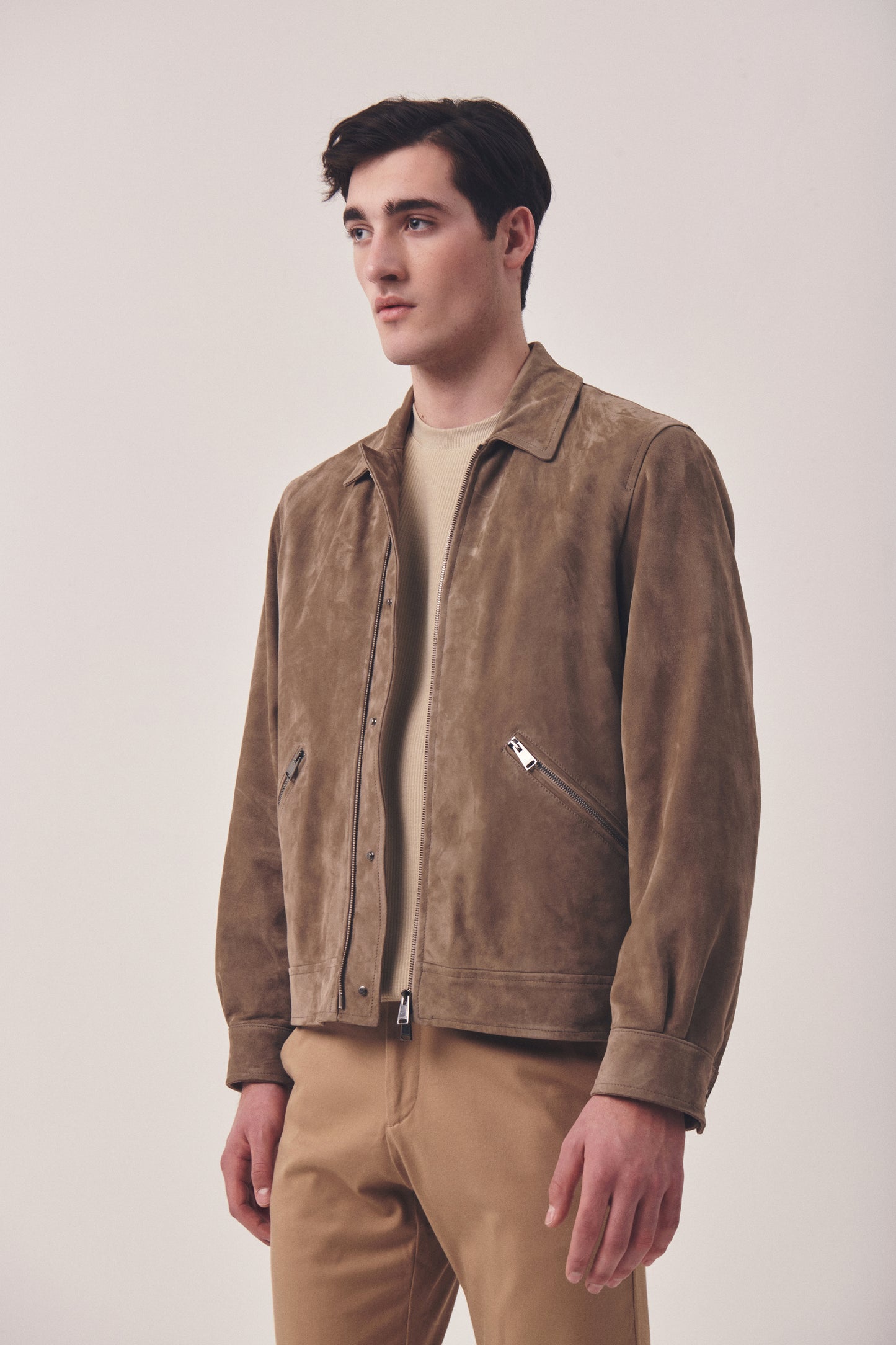 ZIP FRONT BIKER JACKET