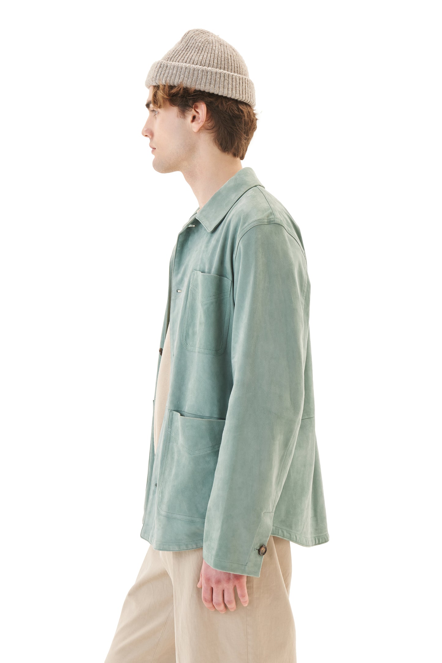 UNLINED SUEDE WORK JACKET