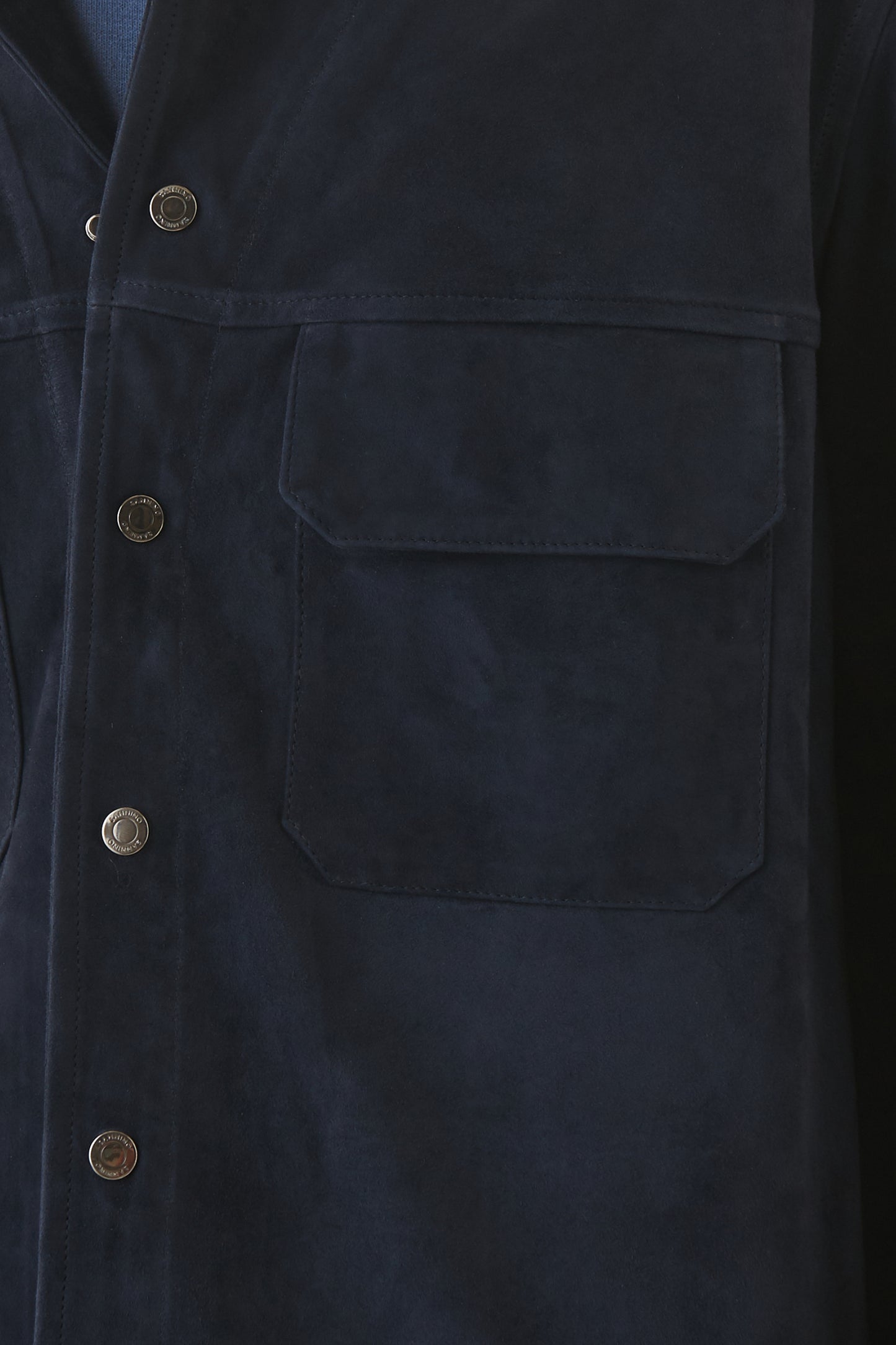 UNLINED SUEDE OVERSHIRT