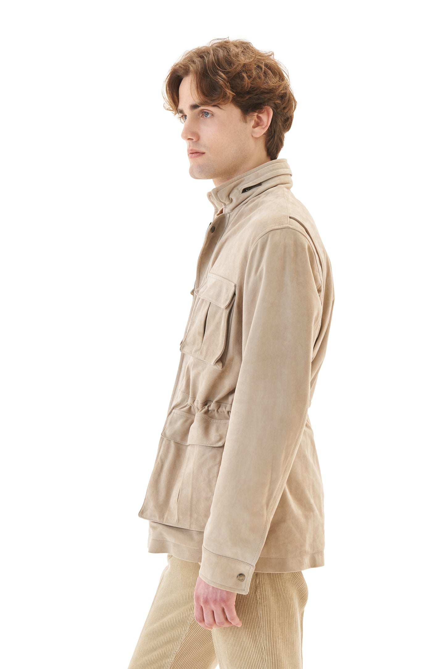 SUEDE FIELD COAT
