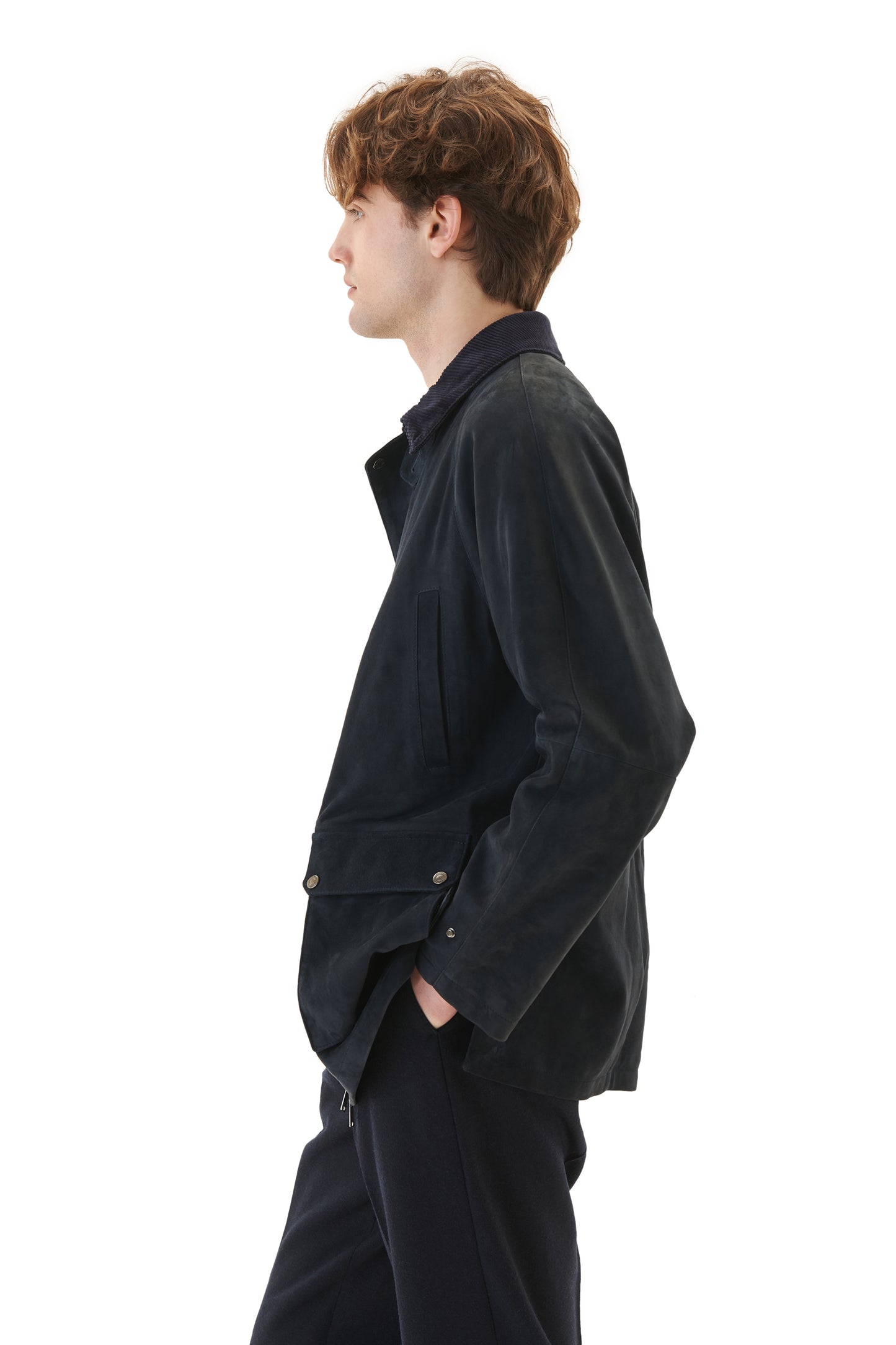 SUEDE BARN COAT