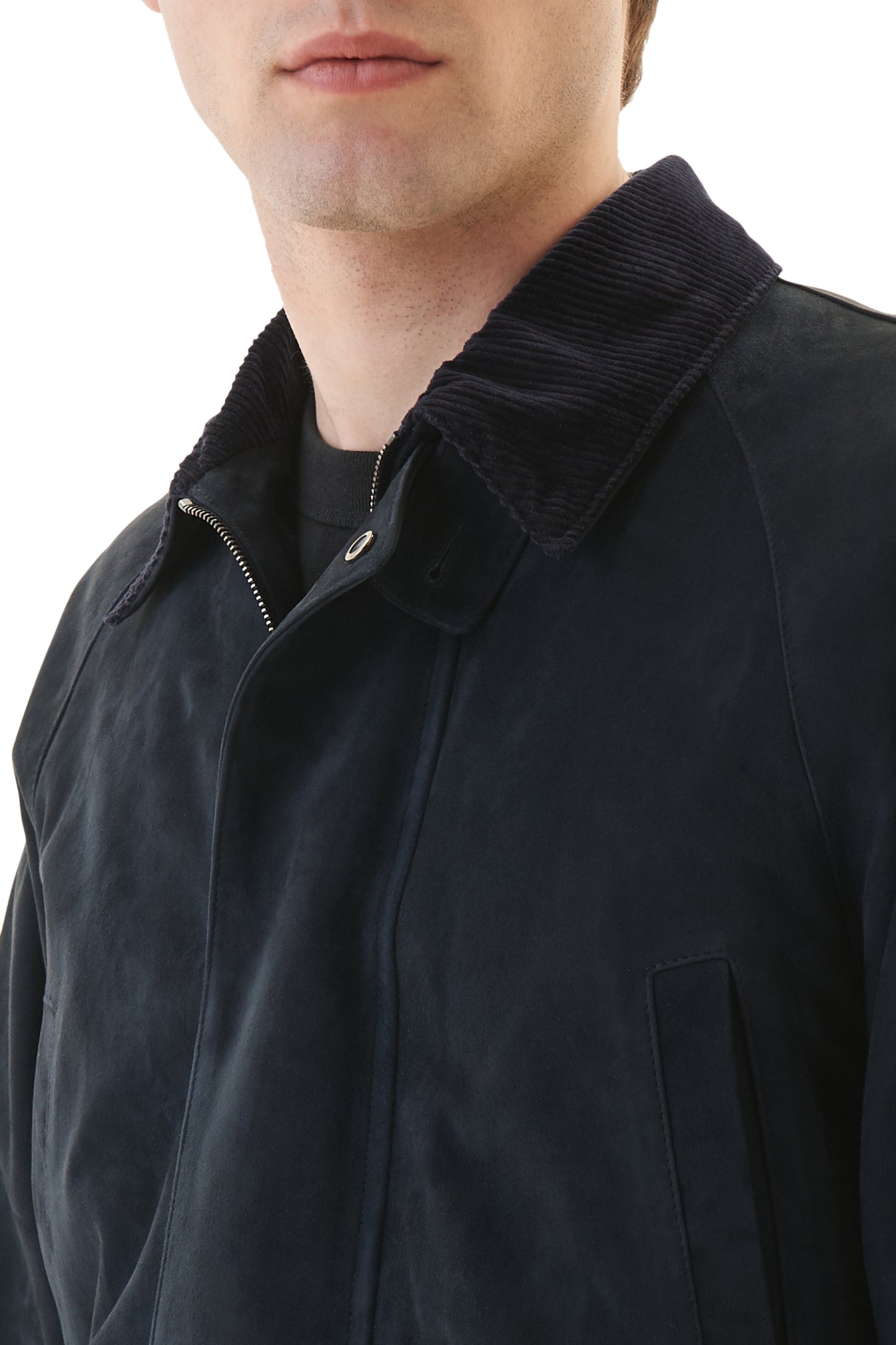 SUEDE BARN COAT