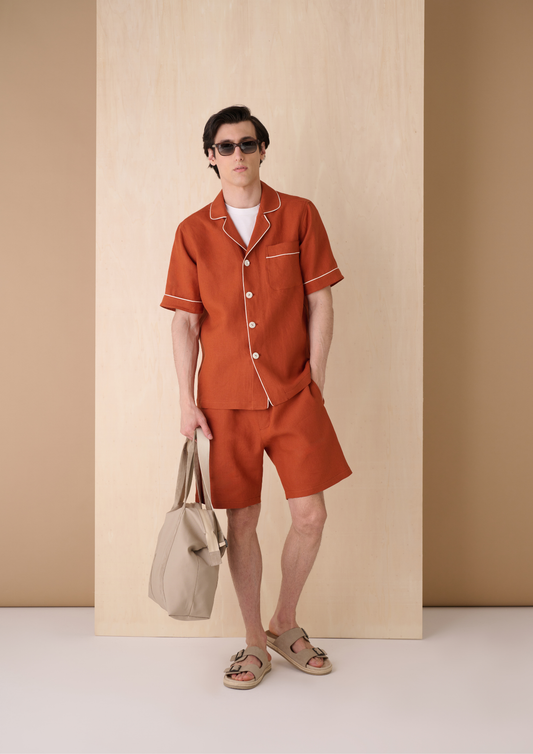 CAMP SHIRT AND SHORT PANTS