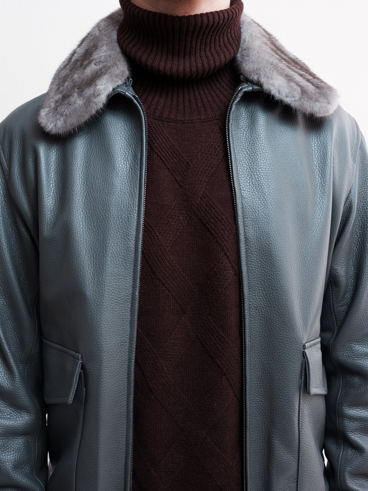 DEER LEATHER AVIATOR